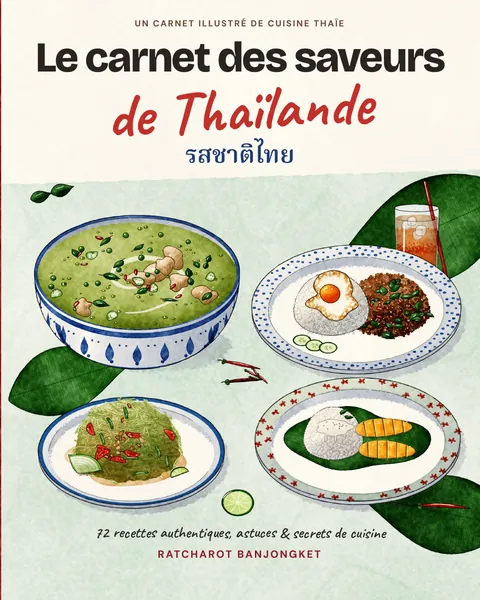 Couverture du livre Le carnet des saveurs de Thaïlande